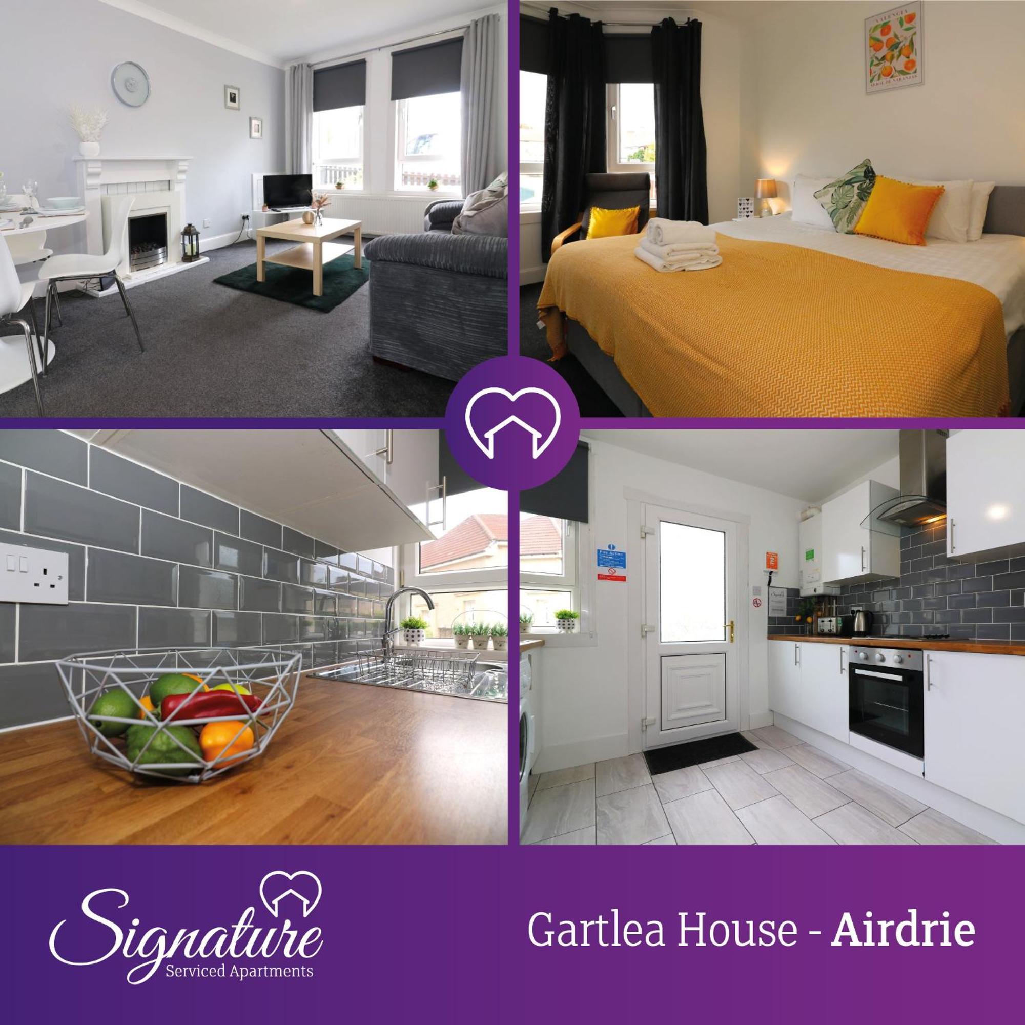 Signature - Gartlea House Appartement Airdrie Buitenkant foto